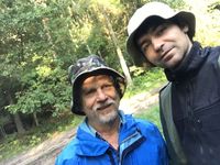 Professor Jerzy M. Behnke (University of Nottingham) and Maciej Grzybek Ph.D. (Department of Tropical Medicine and Parasitology, MUG) during a field research in Urwitałt, Warmian-Masurian Voivodeship, Poland, August 2018.