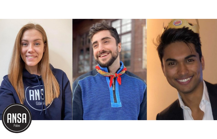 Students of the MUG on the ANSA Board