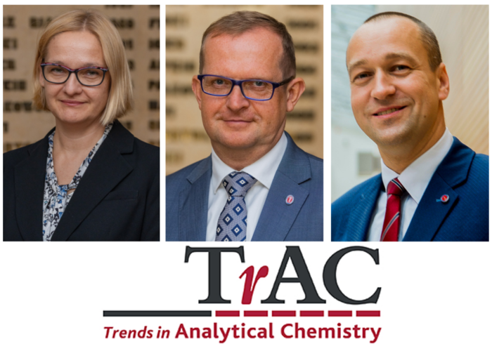 from the left: Dr. Habil. Danuta Siluk, Assoc. Prof., Prof Michał Markuszewski, Prof. Tomasz Bączek