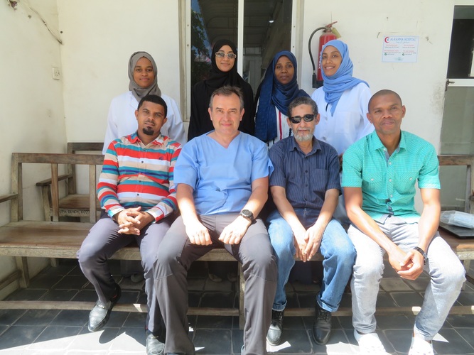 Prof. Krzysztof Korzeniewski with research team