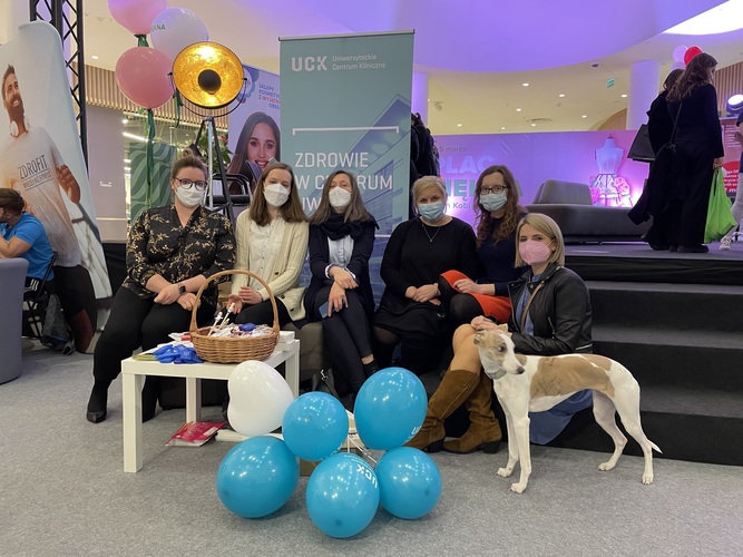 from the left: Katarzyna Barańska, M.Eng., Magdalena Dróżka, M.D., Ewa Szutowicz-Zielińska, Ph.D., Katarzyna Wójtowicz, Ph.D., Małgorzata Dobrzycka, M.D., Milena Lachowicz, Ph.D.